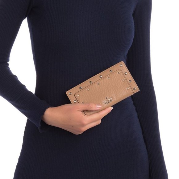 kate spade stacy studded wallet - Picture 2 of 8